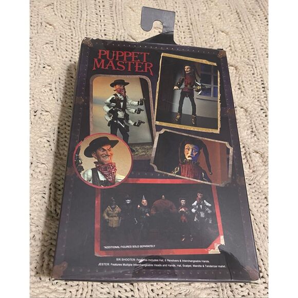 NECA PUPPET MASTER 1989 Movie 7” Ultimate Six Shooter & Jester Figures New box d - Picture 3 of 5